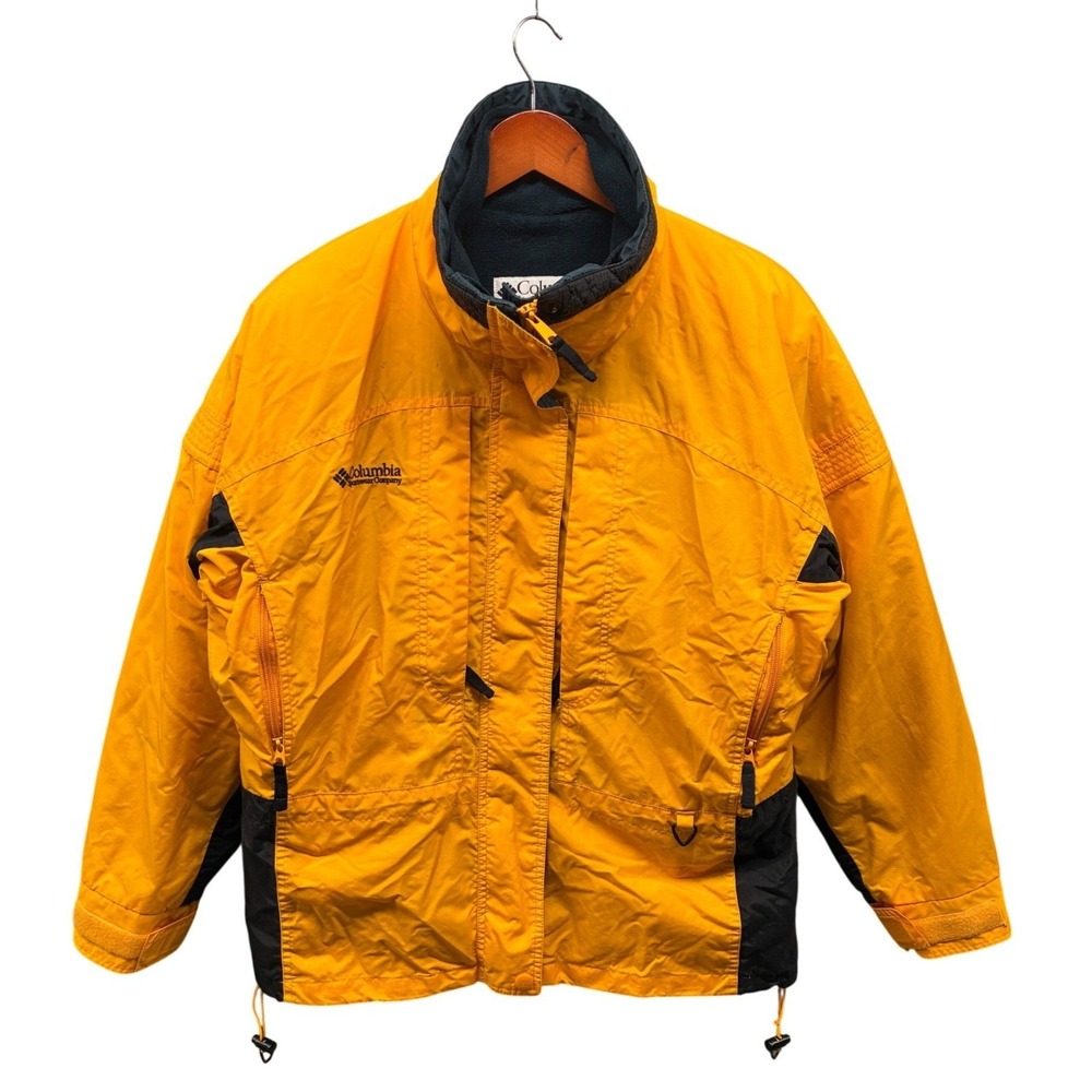 Columbia Liberty Ridge Ski Jacket Womens M Yellow Gorpcore Vintage Winter